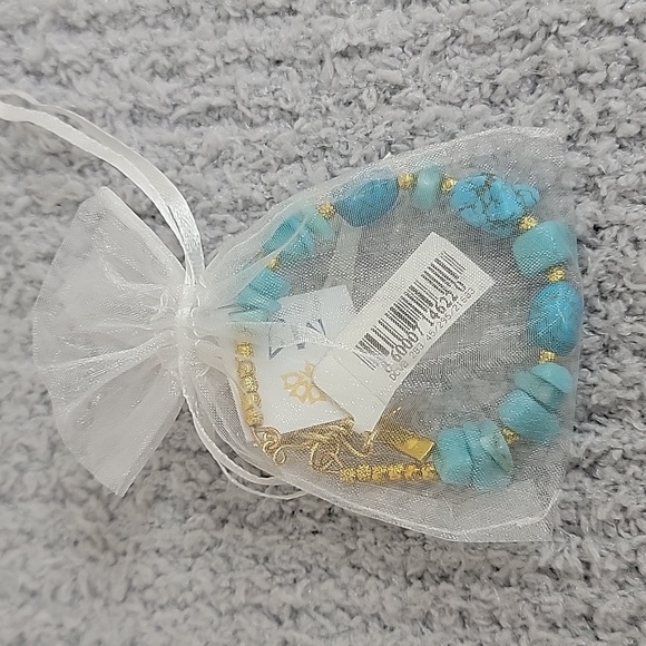 Macy's Turqoiuse and Gold Bracelet. NWT! - Picture 4 of 4